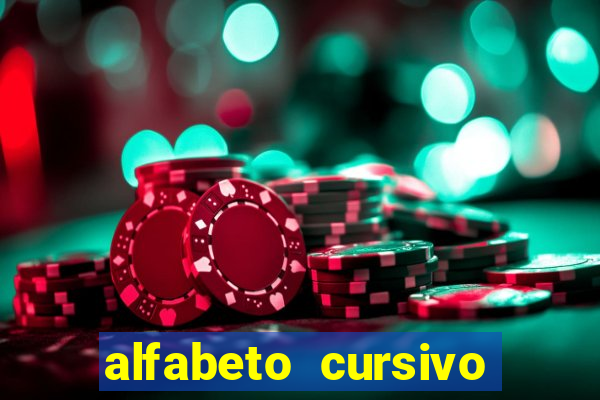 alfabeto cursivo pontilhado para imprimir pdf